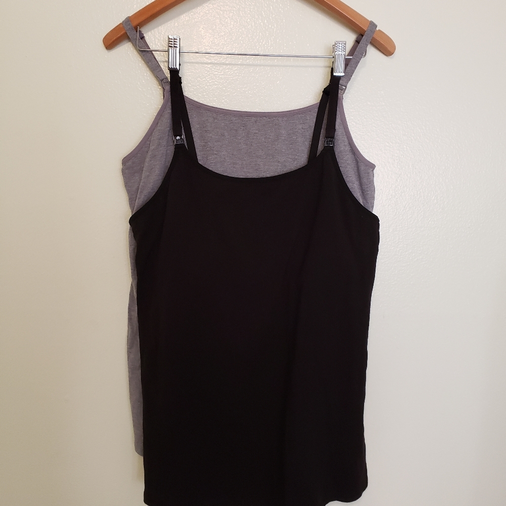 2 Nursing tank tops